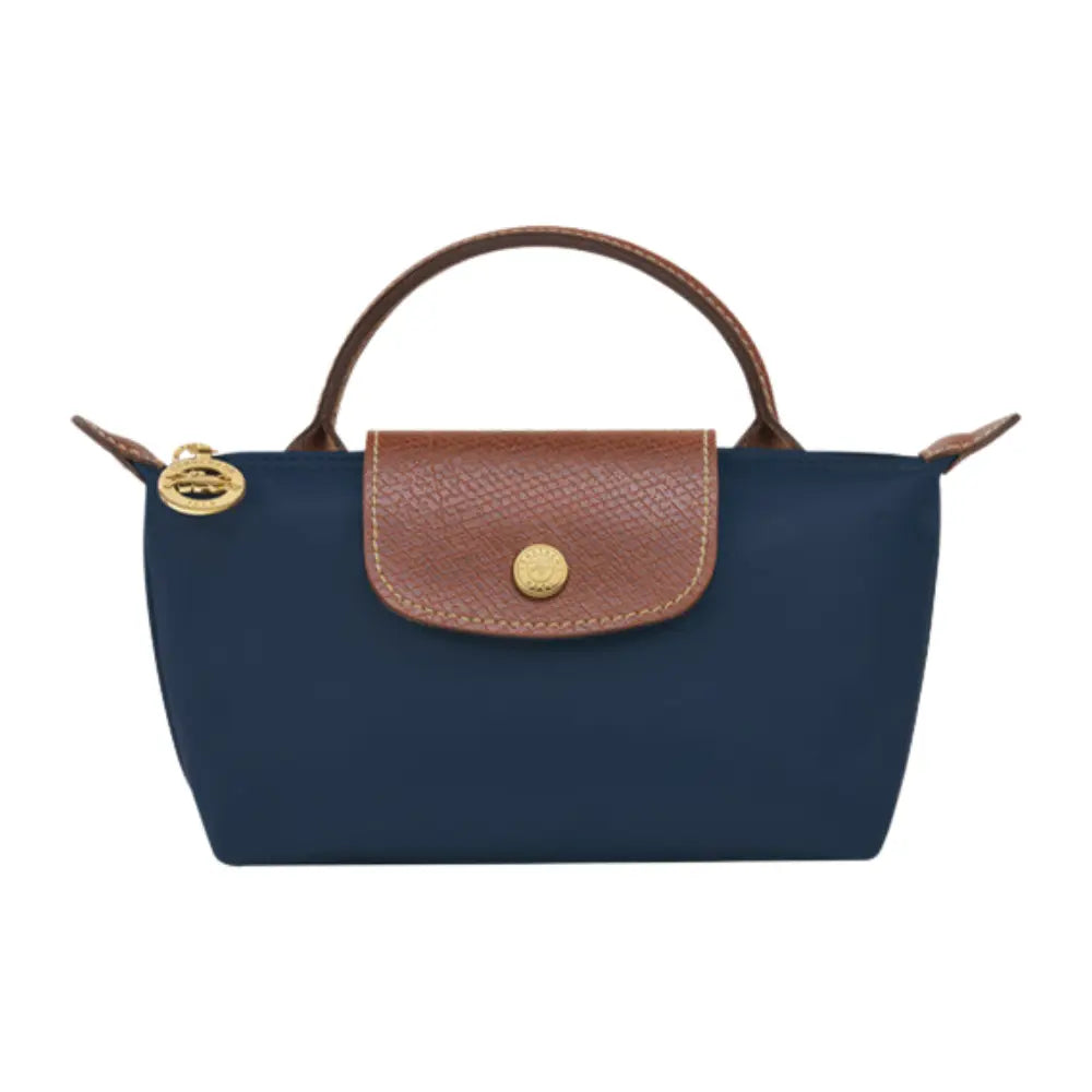 Elan mini crossbody bag on a model, demonstrating its fashionable size.