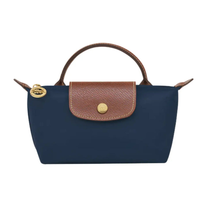 Elan mini crossbody bag on a model, demonstrating its fashionable size.