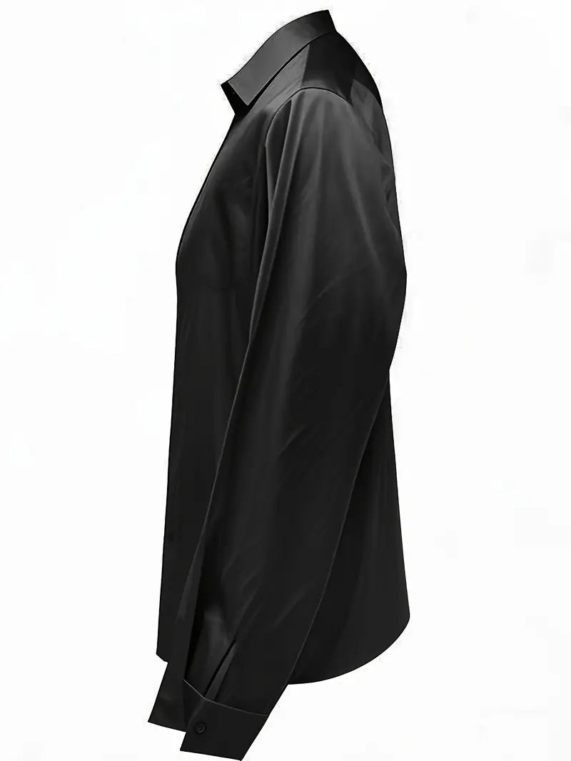 Ladies' chic V-neck top, perfect for office, casual, or versatile elegant fashion statements.