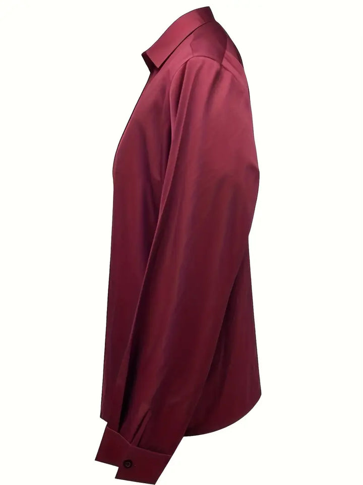 Chic V-neck ladies' blouse, an elegant choice for office, casual, or any versatile fashion.