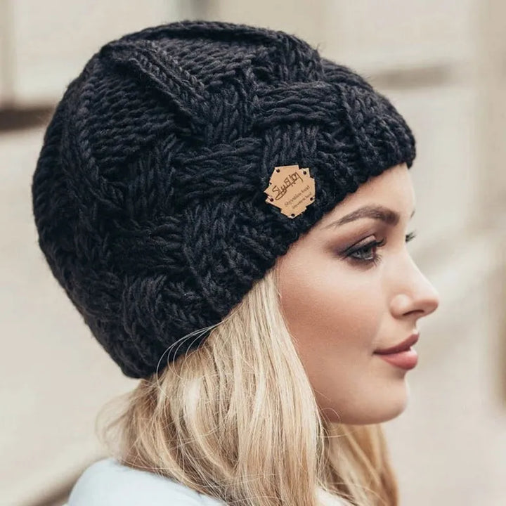 Stylish Elena beanie for women, perfect for fall fashion.