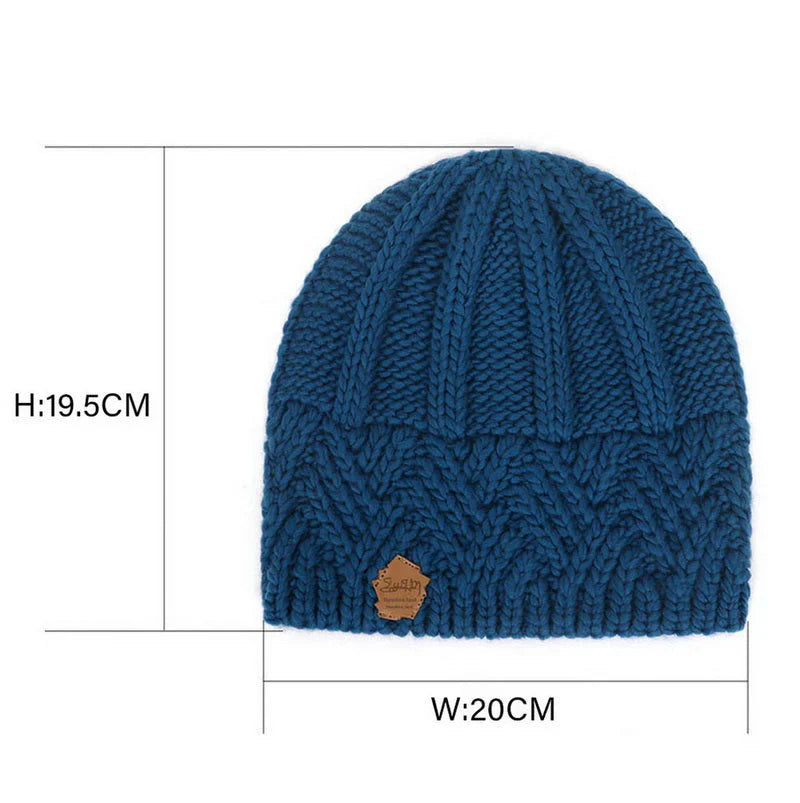 Fashionable Elena knit beanie, comfortable for cold weather.