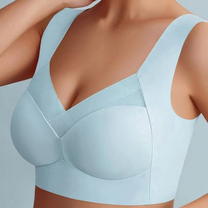 FischerZ Eliana bra: women's dark blue comfortable supportive apparel