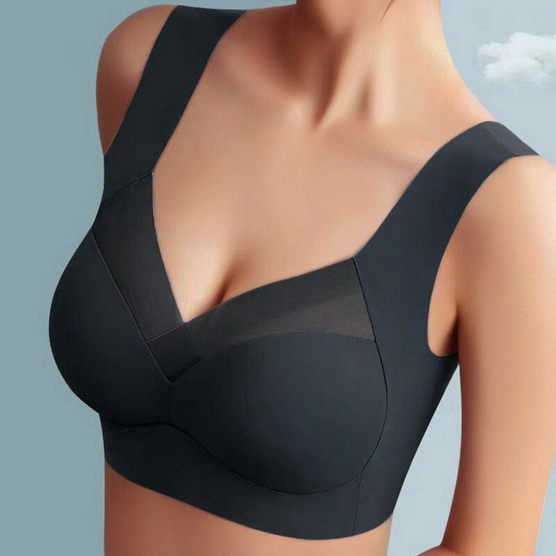 FischerZ Eliana bra: women's black supportive everyday comfort lingerie