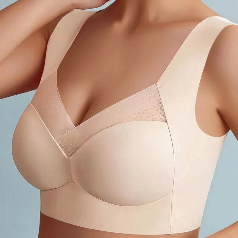 FischerZ Eliana bra: women's beige fashion-forward comfortable support
