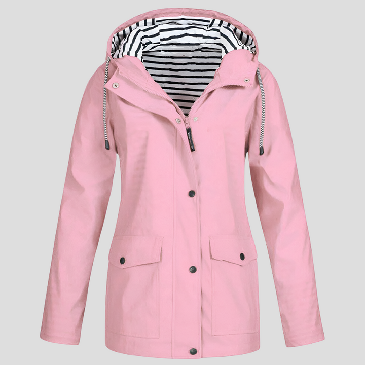 Versatile women's hooded jacket for any outdoor adventure, lightweight and protective
