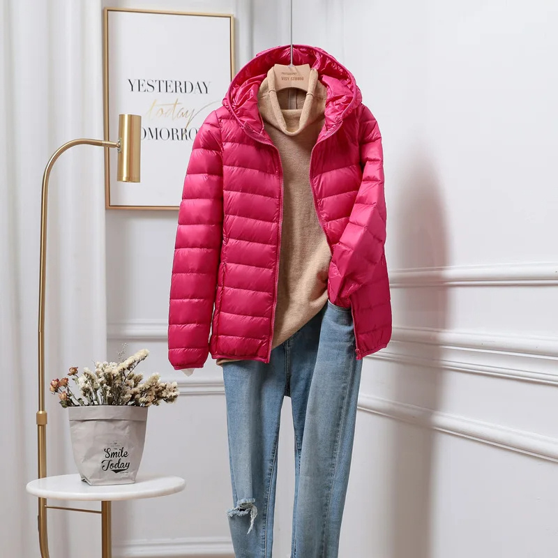 Fashion-forward hooded puffer jacket, a must-have for winter adventures