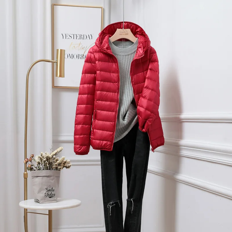 Versatile womens outerwear: a zip-up puffer jacket for any cold day