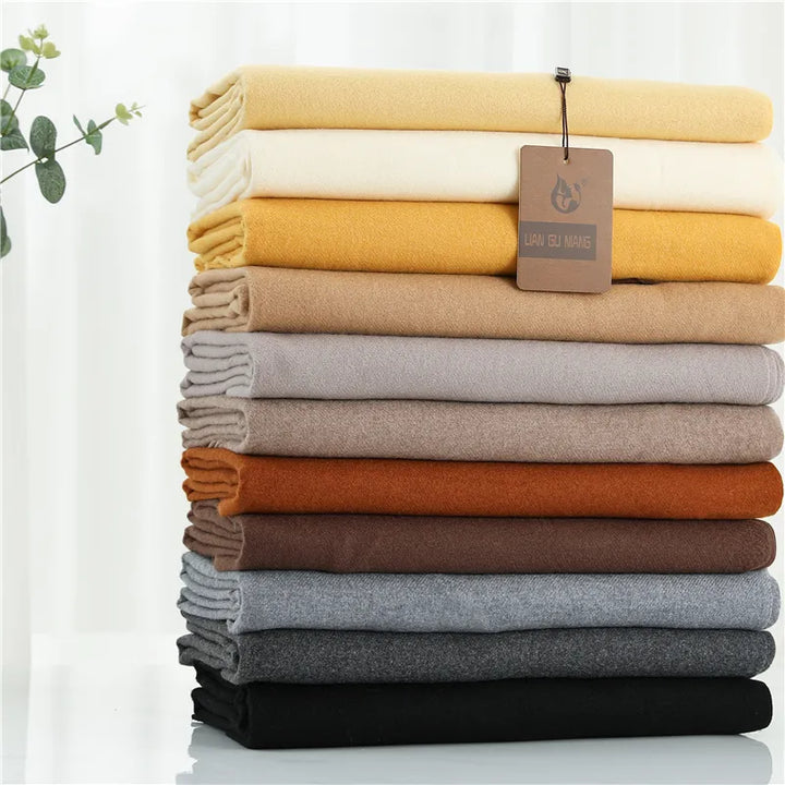Elegant Krystal cashmere tassel scarf, a sophisticated fashion statement