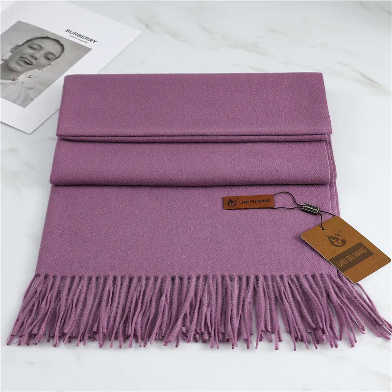 Cozy Krystal cashmere scarf for women, ideal for cold weather fashion