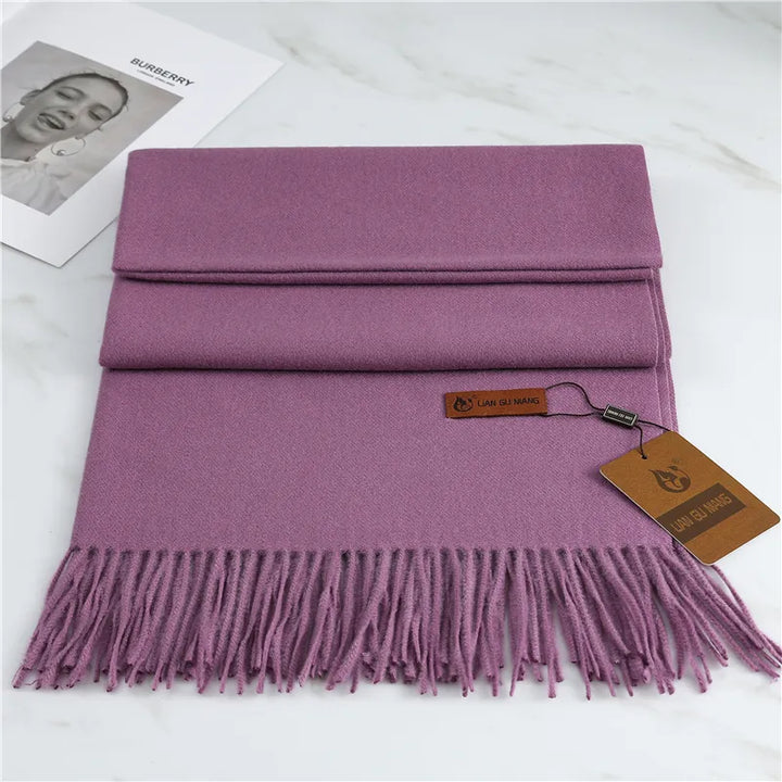 Cozy Krystal cashmere scarf for women, ideal for cold weather fashion