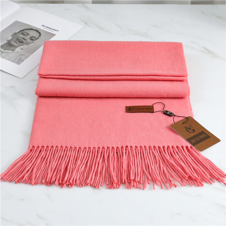Versatile Krystal cashmere travel scarf, soft and lightweight