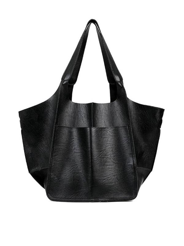 Modern women's large tote. Stylish shoulder bag, perfect for travel & everyday; a functional fashion handbag.