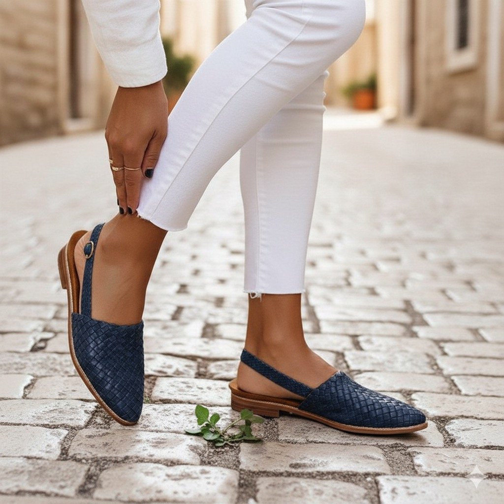 Versatile women's slip-on loafers in a light brown hue, perfect for casual wear.