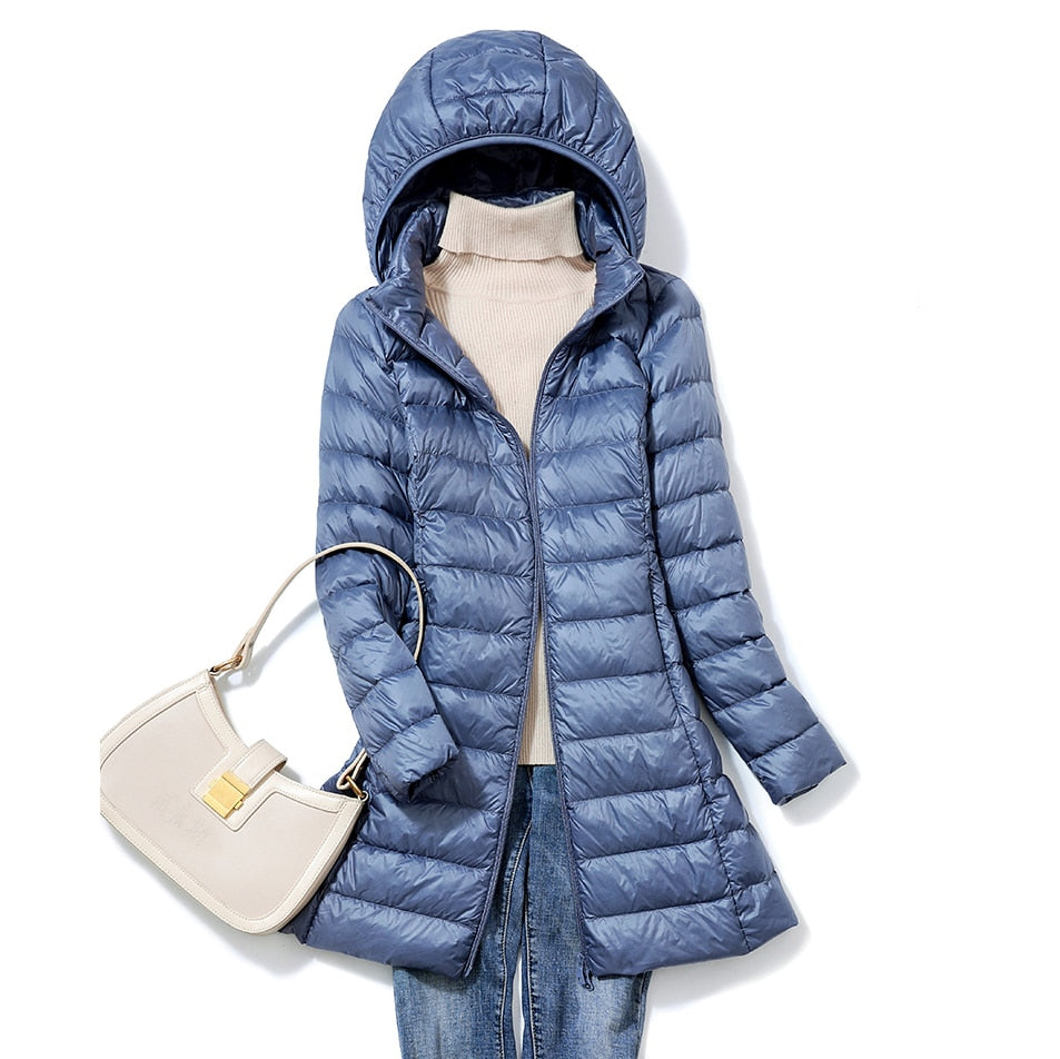 Women's lightweight Nova winter jacket for casual everyday comfort & cold weather style.