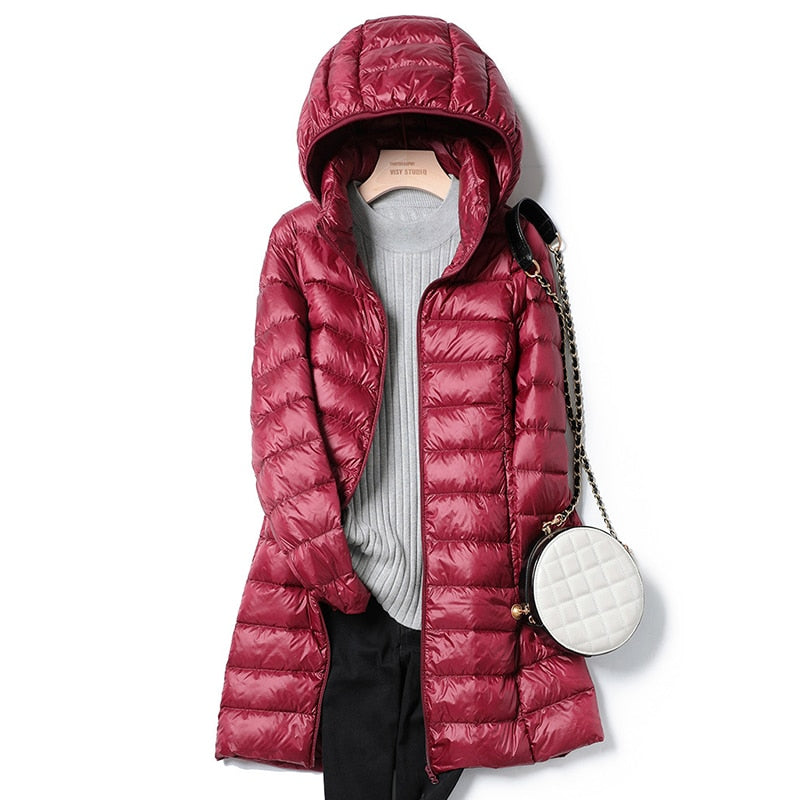 Versatile women's Nova lightweight winter jacket. Casual everyday style & comfortable cold weather protection.