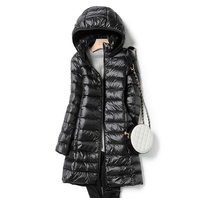 Everyday women's Nova lightweight winter coat, designed for casual comfort & warmth in cold weather.