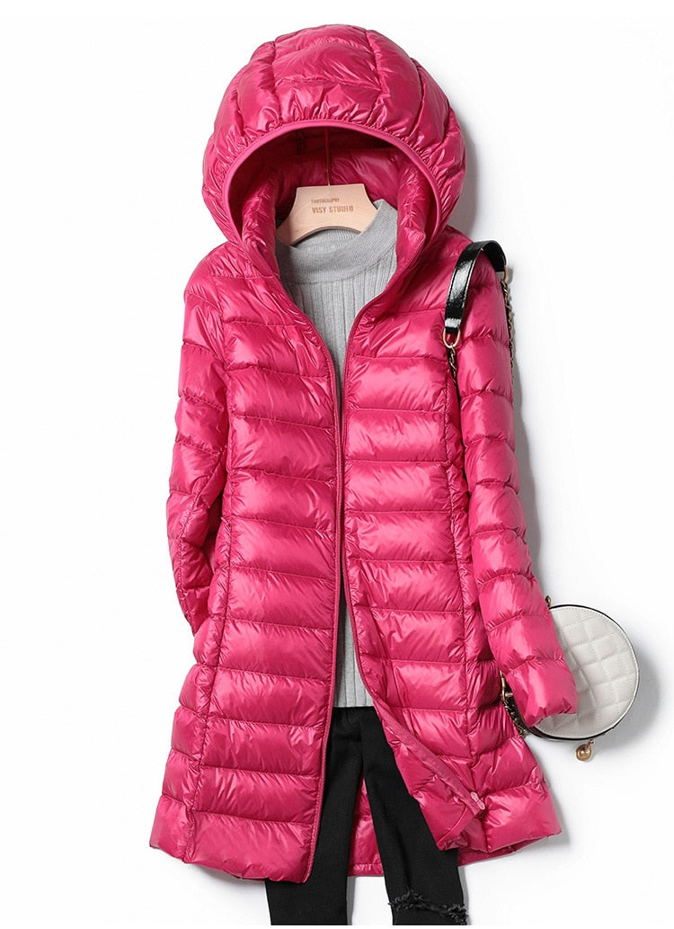 Fashionable Nova women's lightweight jacket. Comfortable & warm outerwear for casual winter days.