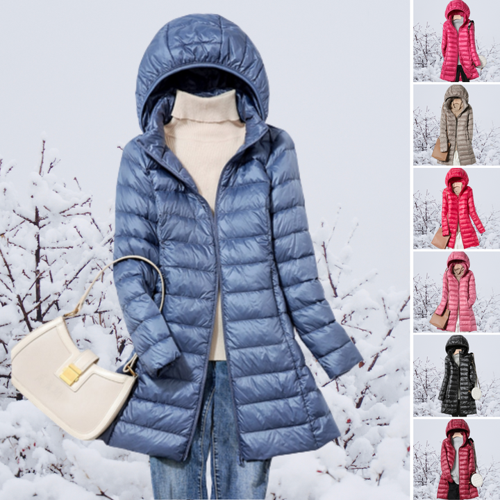 Long sleeve women's Nova lightweight winter jacket. Provides everyday comfort & warmth for cold weather.