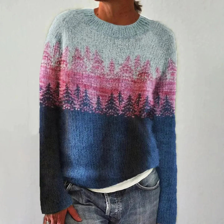 Soft, lightweight women's pullover sweater, long sleeve, perfect for a comfortable & casual look.