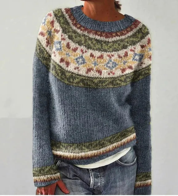 Chic women's lightweight long sleeve pullover sweater, perfect for a comfortable, stylish, & relaxed outfit.