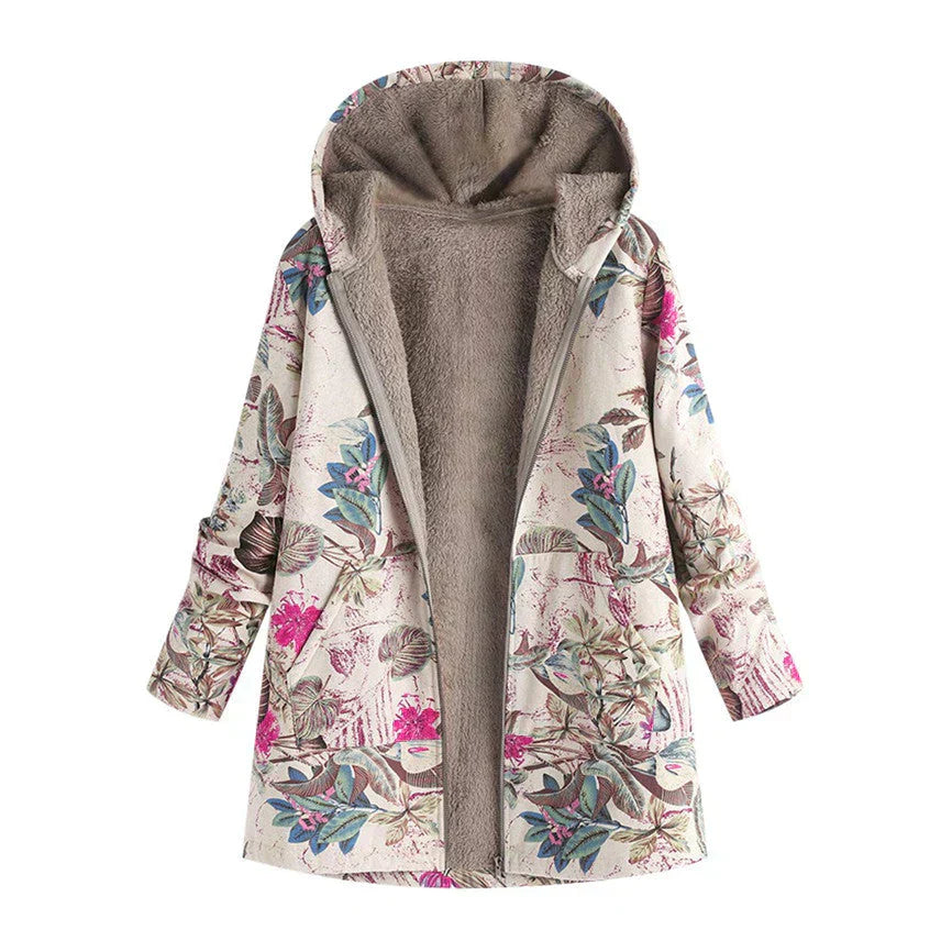 Women's long hooded spring jacket, lightweight casual outerwear