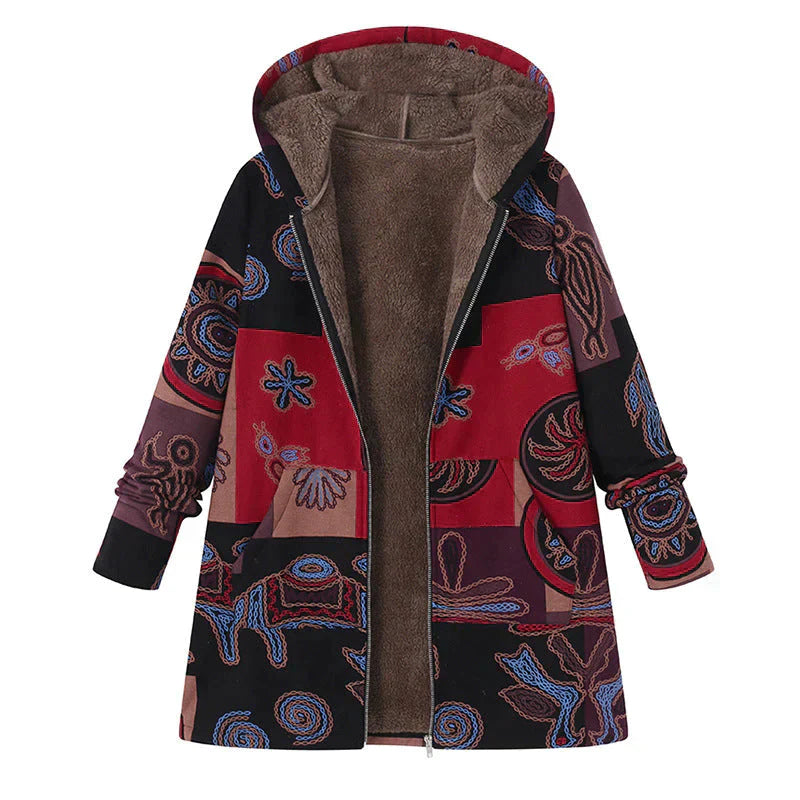 Stay stylish with this women's lightweight hooded spring jacket