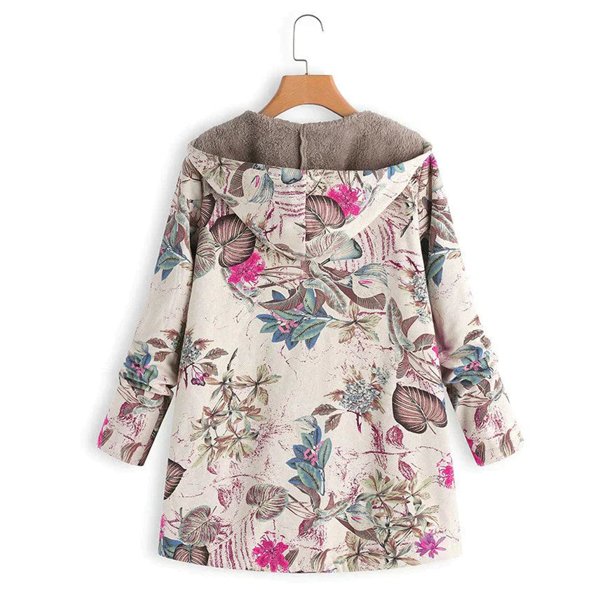 Versatile women's long jacket with hood, suitable for everyday casual wear