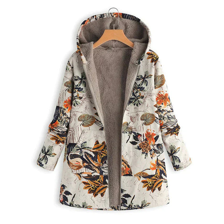 New arrival: Women's long jacket with hood and convenient pockets