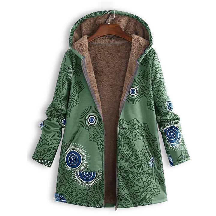 Comfortable and chic women's hooded jacket, perfect for transitional weather