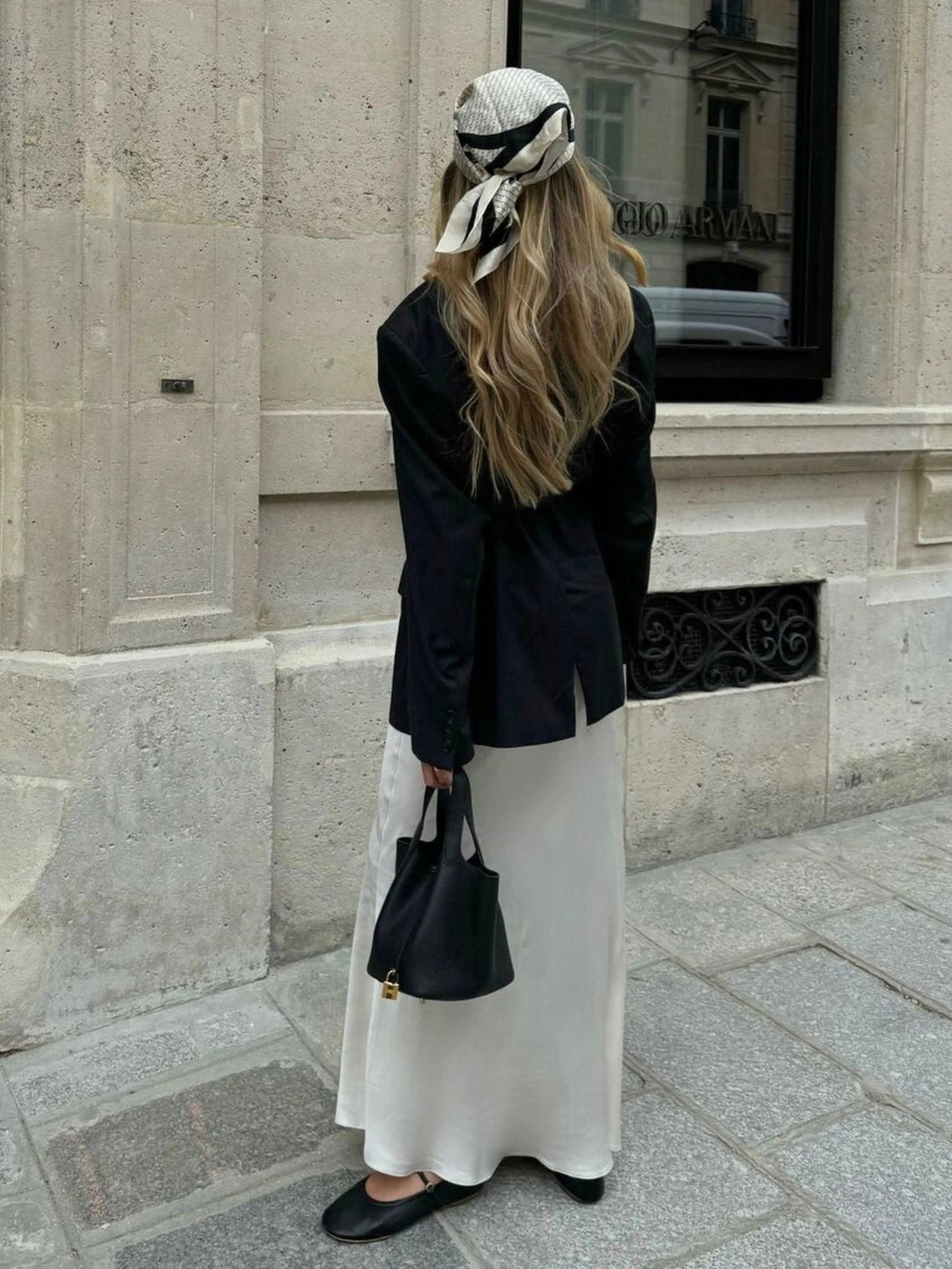 Designer look taupe bucket bag for women, premium leather