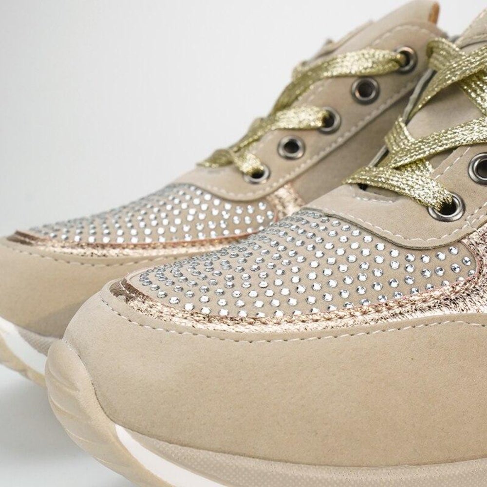 Durable women's hiking shoes, orthopedic design with slip-resistant sole for secure outdoor walking & comfort.