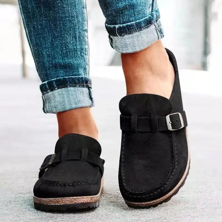 Women's orthopedic slippers, ultimate comfort & arch support for daily wear. Soft cushioning house shoes.