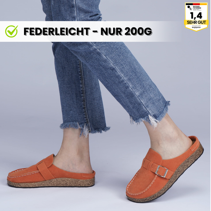 Comfortable & supportive women's orthopedic slippers, perfect for indoor daily wear, with arch support & soft cushioning.