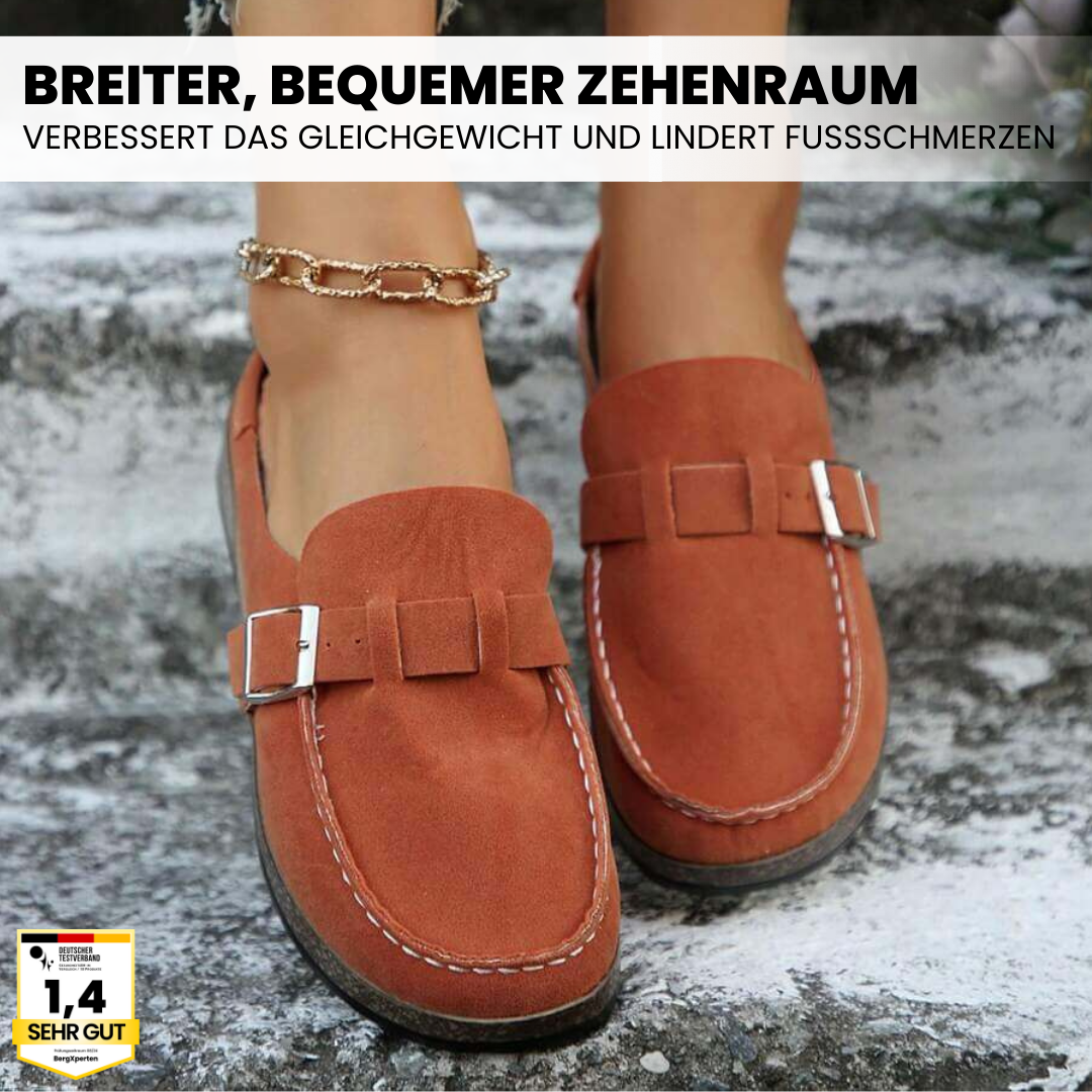 Cozy women's orthopedic house shoes with arch support, ultimate comfort, and non-slip daily wear.