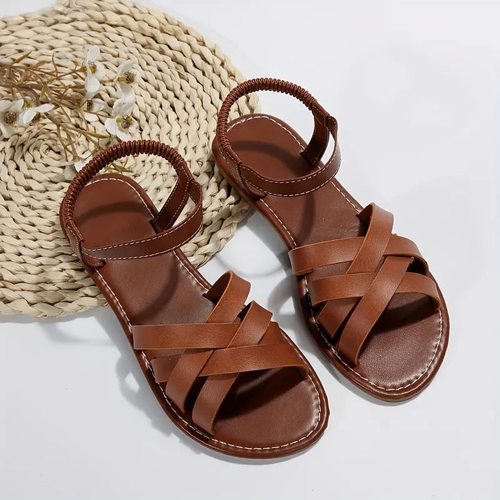 Women's comfort sandals featuring orthopedic arch support and soft cushioning for effective pain relief.