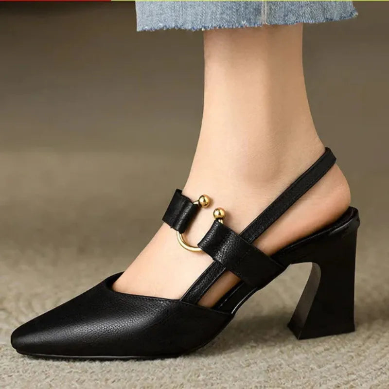 Elegant women's orthopedic high heels, offering supportive comfort for all-day wear.