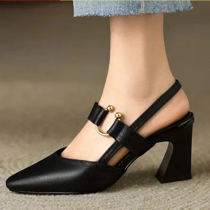 Elegant women's orthopedic high heels, offering supportive comfort for all-day wear.