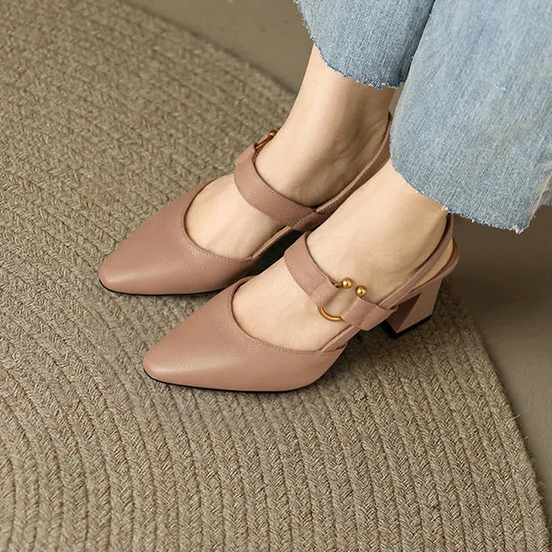 Orthopedic heels for women promoting foot health, providing stylish comfort & reliable support.