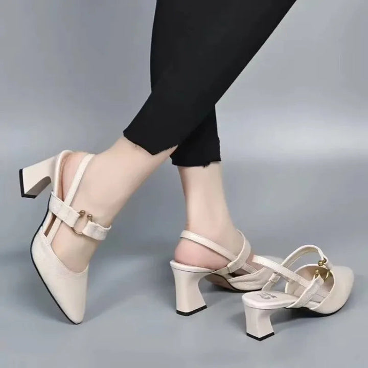 Versatile women's orthopedic heels, suitable for dressy occasions or comfortable workwear.