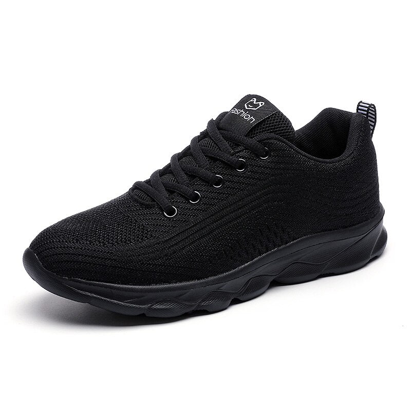 Breathable women's athletic walking shoes with arch support & memory foam for ultimate comfort & pain relief.