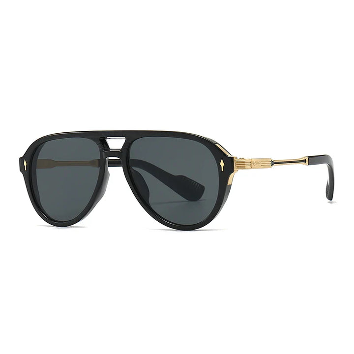 Women's retro aviator sunglasses with tinted lenses, capturing the iconic vintage 70s fashion trend.