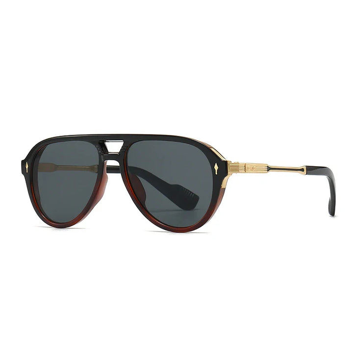 Elegant women's retro aviator sunglasses, perfect for adding a touch of vintage fashion to any outfit.