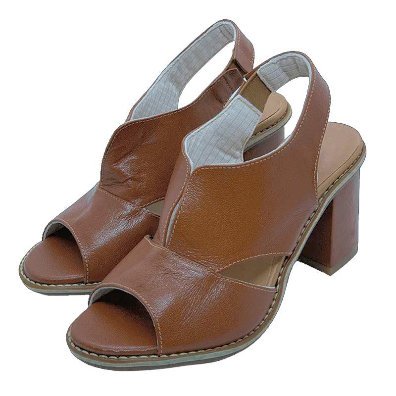 Premium women's heeled Selina sandals, ensuring stylish looks and all-day comfort footwear.
