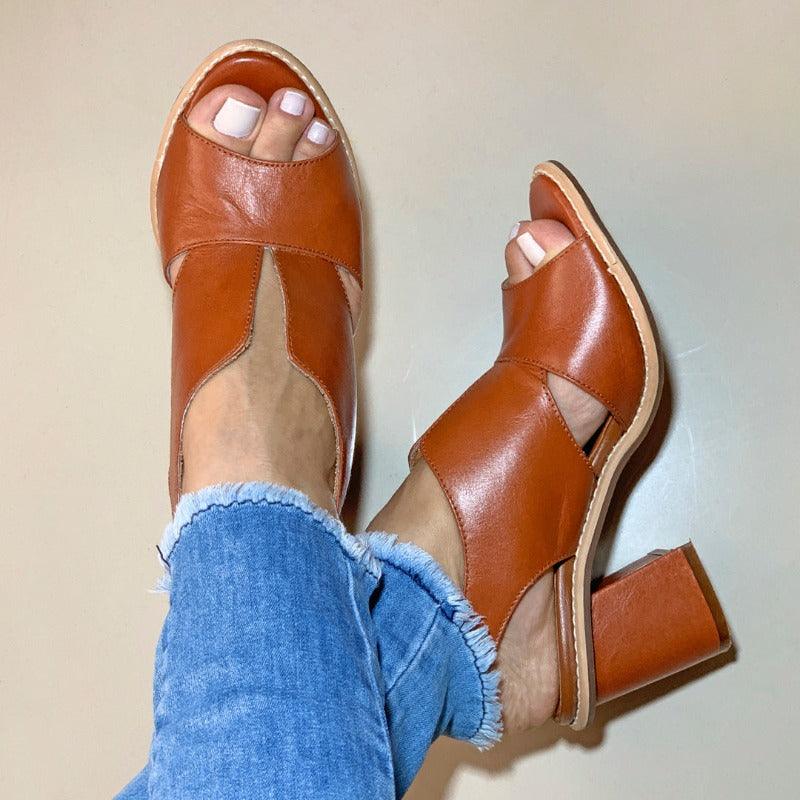 Selina women's comfortable heeled sandals, perfect for dressy and everyday occasions.