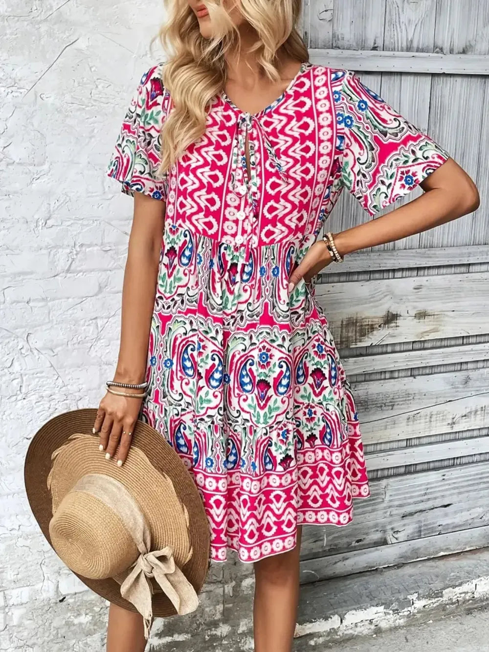 A-line mini dress for women, perfect for summer travel
