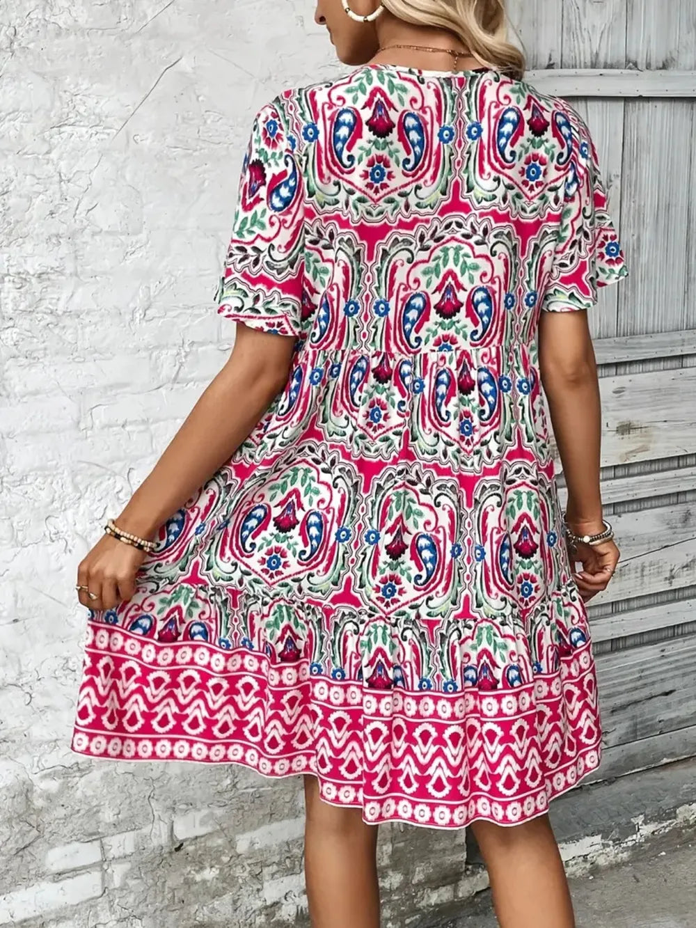 Lightweight summer mini dress, perfect for warm weather