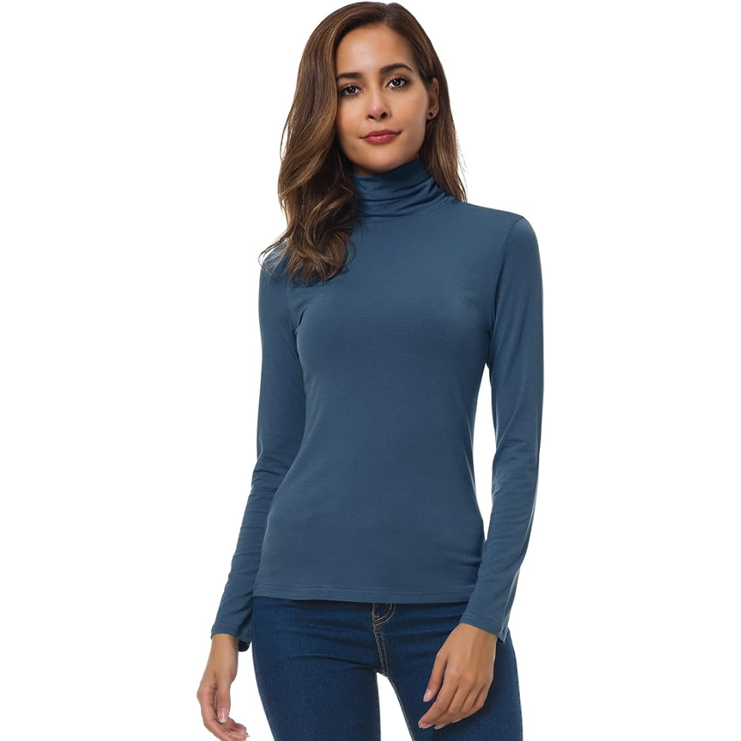 Elegant Petra slim fit turtleneck, a wardrobe staple for women.