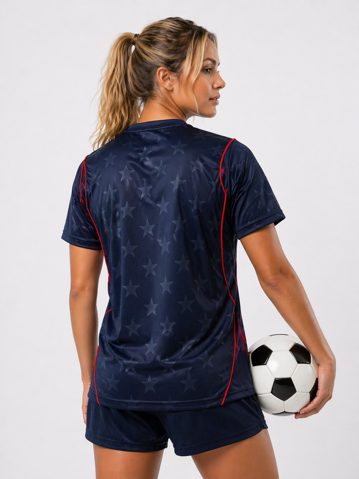 Authentic women's athletic wear: World Cup 2026 USA soccer jersey, designed for ultimate fan gear.