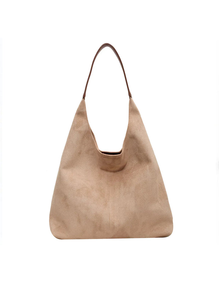 Women's Vegan Suede Tote Bag - Chic & Versatile Carryall
